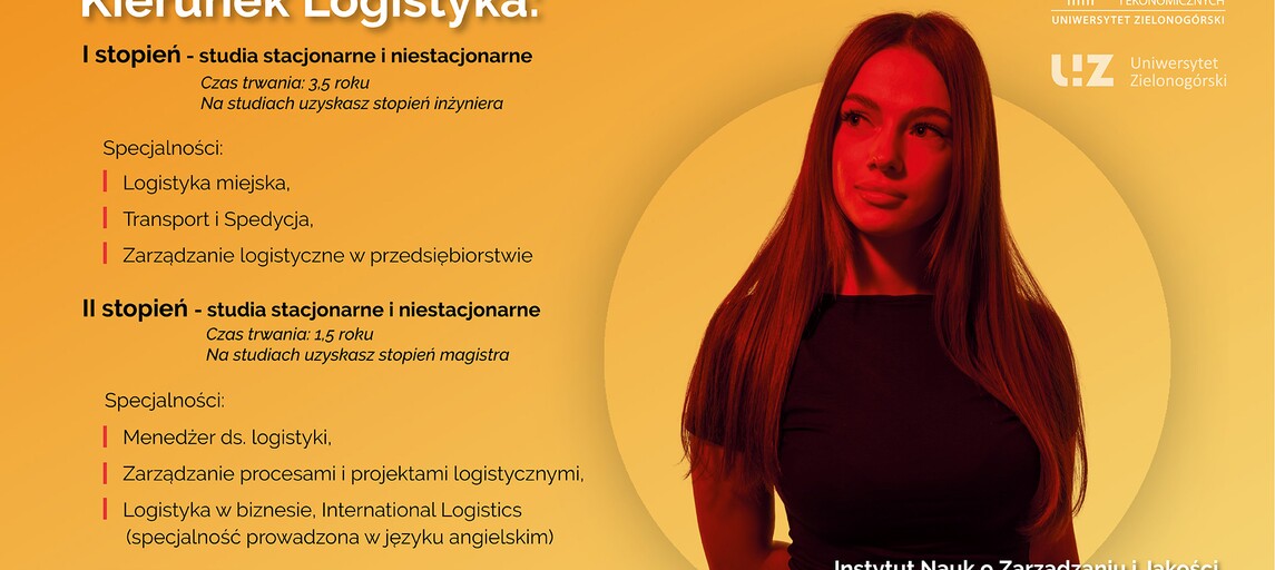Wybierz kierunek studiów: Logistyka