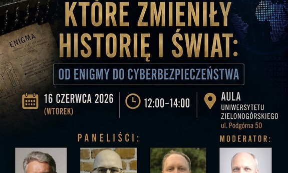 Szyfry, które zmieniły historię i świat – zapraszamy na panel dyskusyjny!