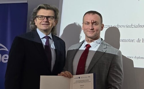 Praca doktorska Mateusza Kurowskiego wyróżniona w ogólnopolskim konkursie logistycznym